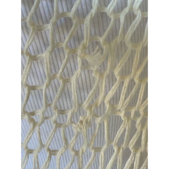 AMBER SAKAI Hand crochet blouse resort wear / One Size - Picture 8 of 9